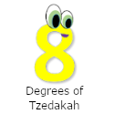8 Degrees of Tzedakah