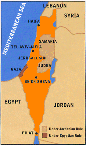 Israel pre-1967 borders