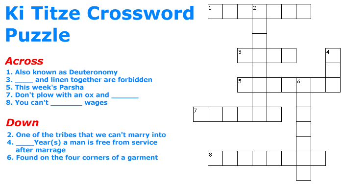 Ki Titze Crossword Puzzle