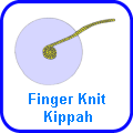 Finger Knit Kippah