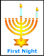 Hanukkah 1st Candle
