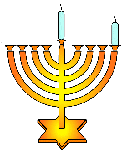 Menorah - unlit - 1 candle